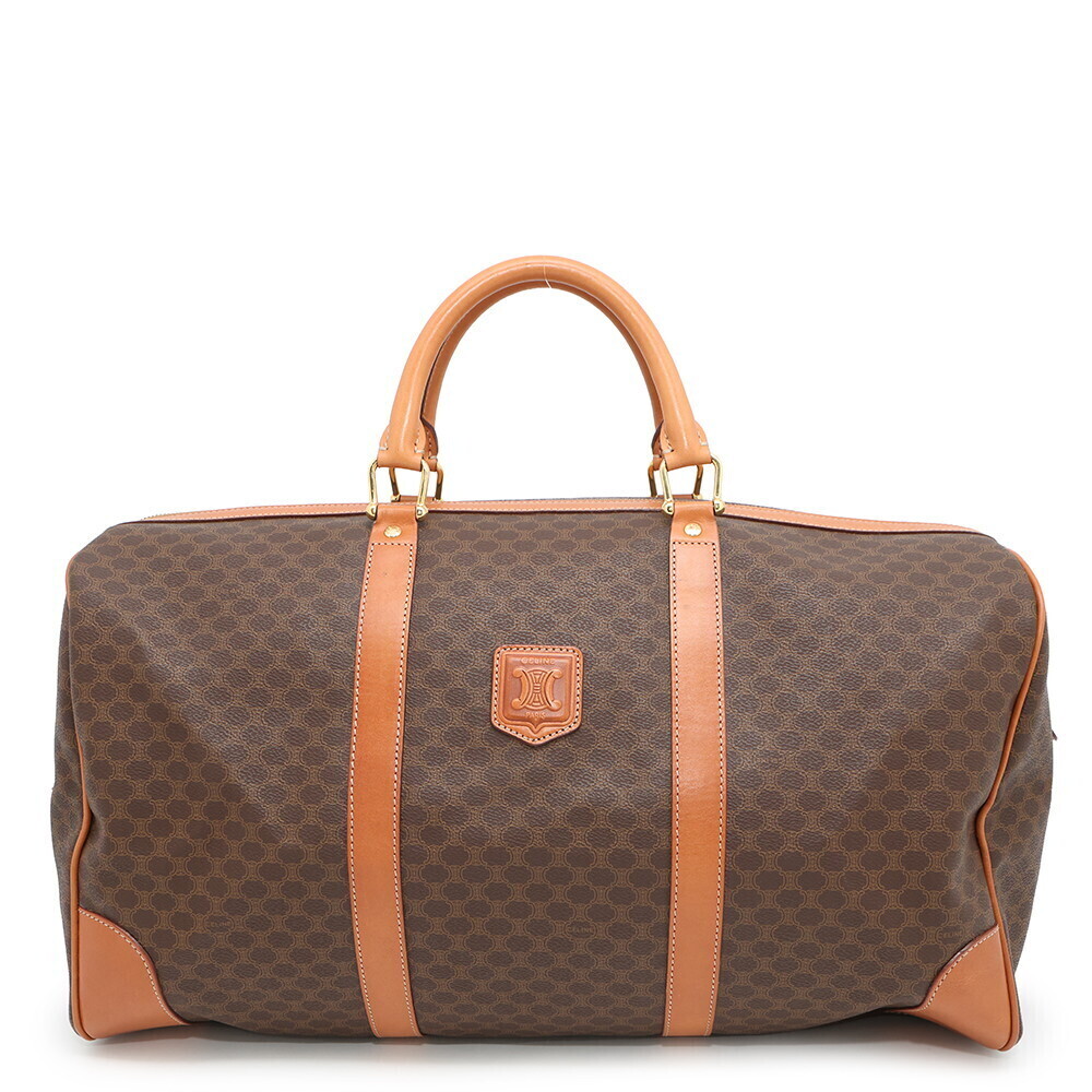 Celine Boston Bag Macadam Leather Travel